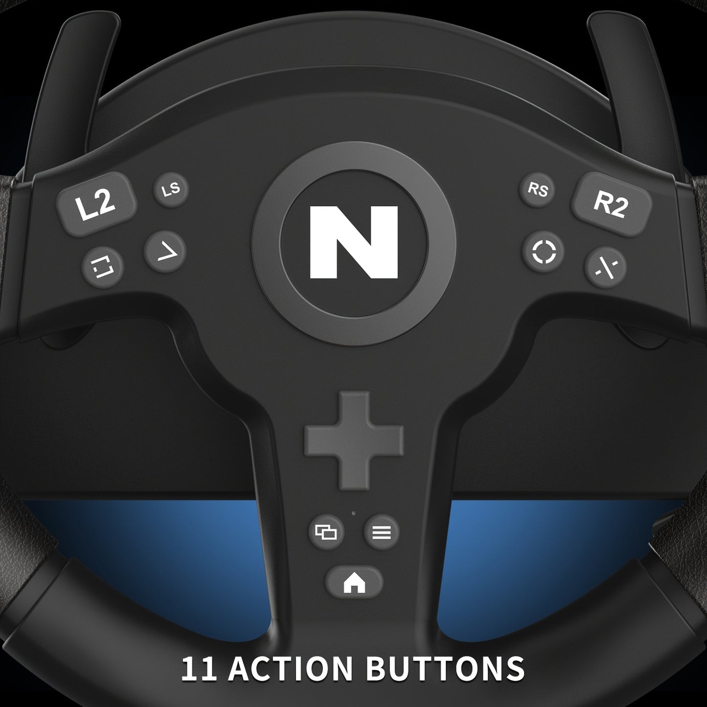 NiTHO Drive Pro ONE V200 Gaming Racing Wheel & Pedals - 270-Degree Steering Wheel with Integrated Sequential Gear Shifter, Multi-Use Motion Sensing for PC, PS4, Xbox One, Xbox Series X/S, Driving Car Simulator, Driving Simula