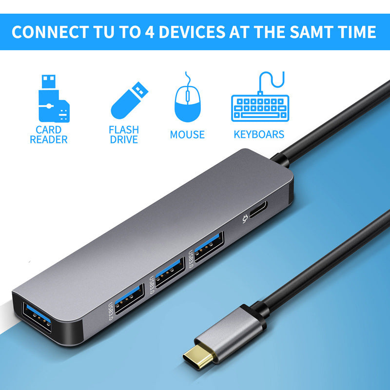 Type-C expansion USB HUB expansion USB 3.0 interface connected to mouse PD100W hub USB multi interface