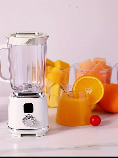[USB Rechargeable] NIJ Small Home Fruit Juicer, 7, 4V Mini Ice Crusher With LED Display Mixer, USB Rechargeable Portable Blender For Smoothies And Shakes, Fresh Juice - Compact Juicer For Instant Nutrition