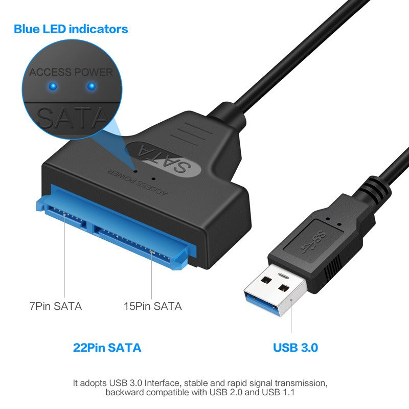 SATA Easy Drive Cable 2.5-inch Hard Disk Cable USB3.0 to SATA Easy Drive Cable SATAIII