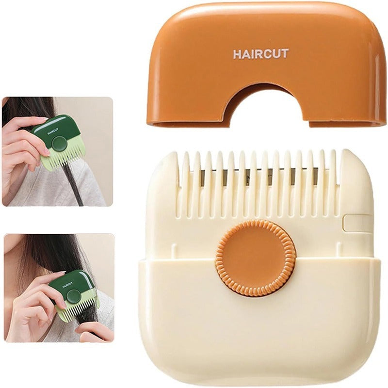 A multifunctional two in one hair clipper for girls at home, designed for trimming broken hair, branching hair, and thinning hai