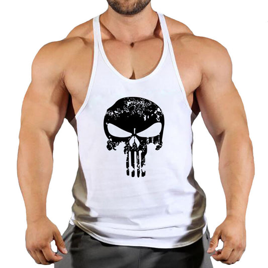 Fitness vest men's loose sleeveless T-shirt sports clothes camisole sports training top