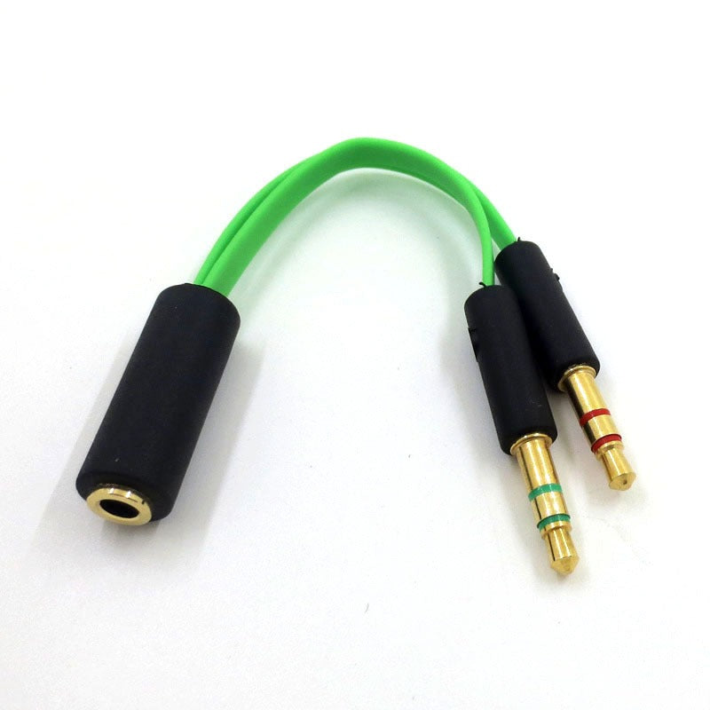 Suitable for Razer computer headphones 2-in-1 adapter headphone game splitter audio conversion