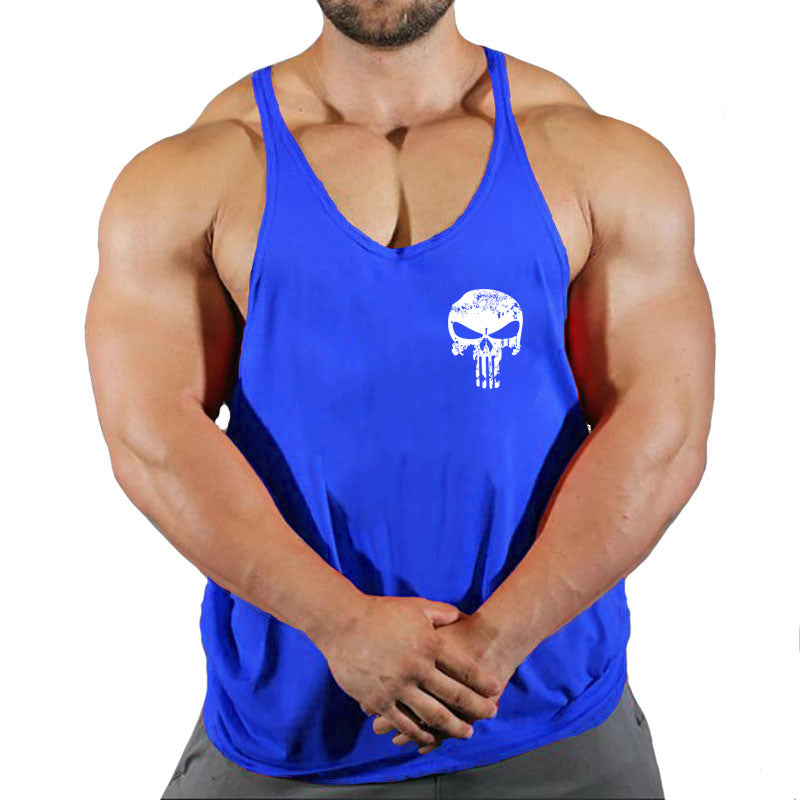 Fitness vest men's loose sleeveless T-shirt sports clothes camisole sports training top