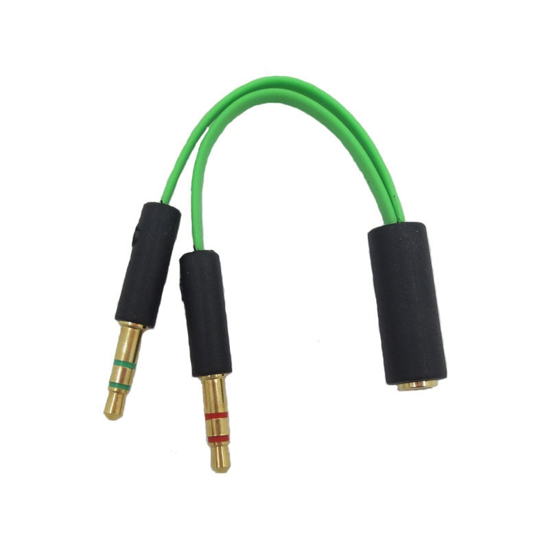 Suitable for Razer computer headphones 2-in-1 adapter headphone game splitter audio conversion