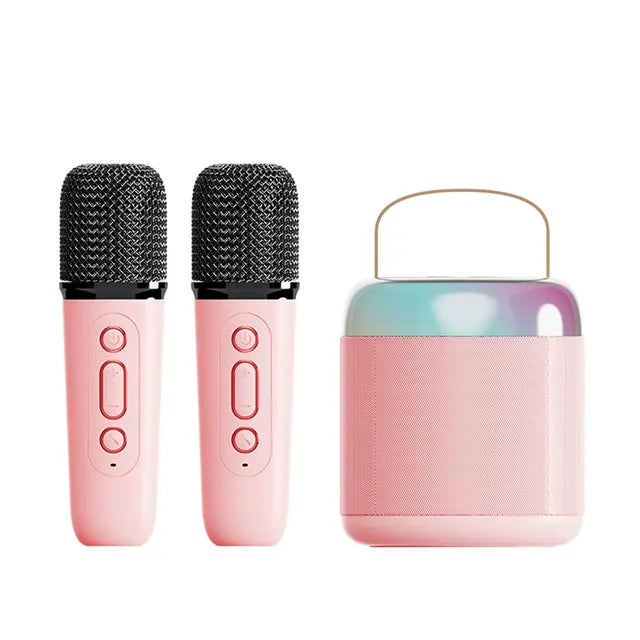 Y2  High-fidelity Sound KaraokesMachine For Immersive Singing Experience Lightweight And Portable 1microphone pink