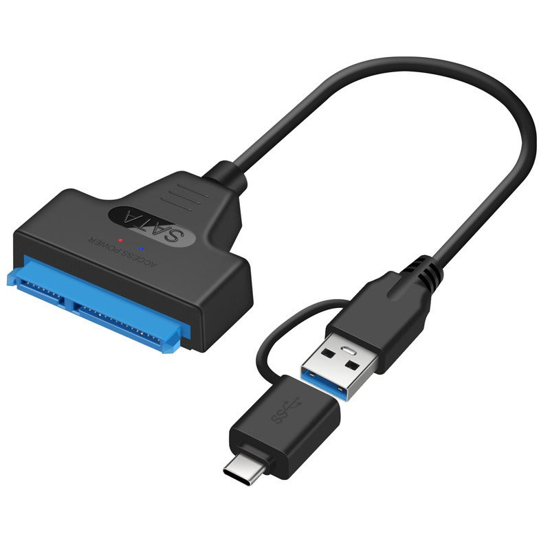 USB 3.0 hard drive cable 2-in-1 easy drive cable computer optical drive 2.5-inch mechanical solid-state drive data cable 20CM