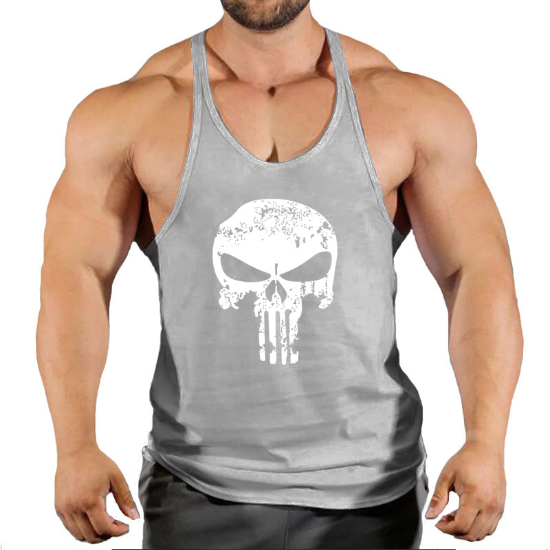 Fitness vest men's loose sleeveless T-shirt sports clothes camisole sports training top