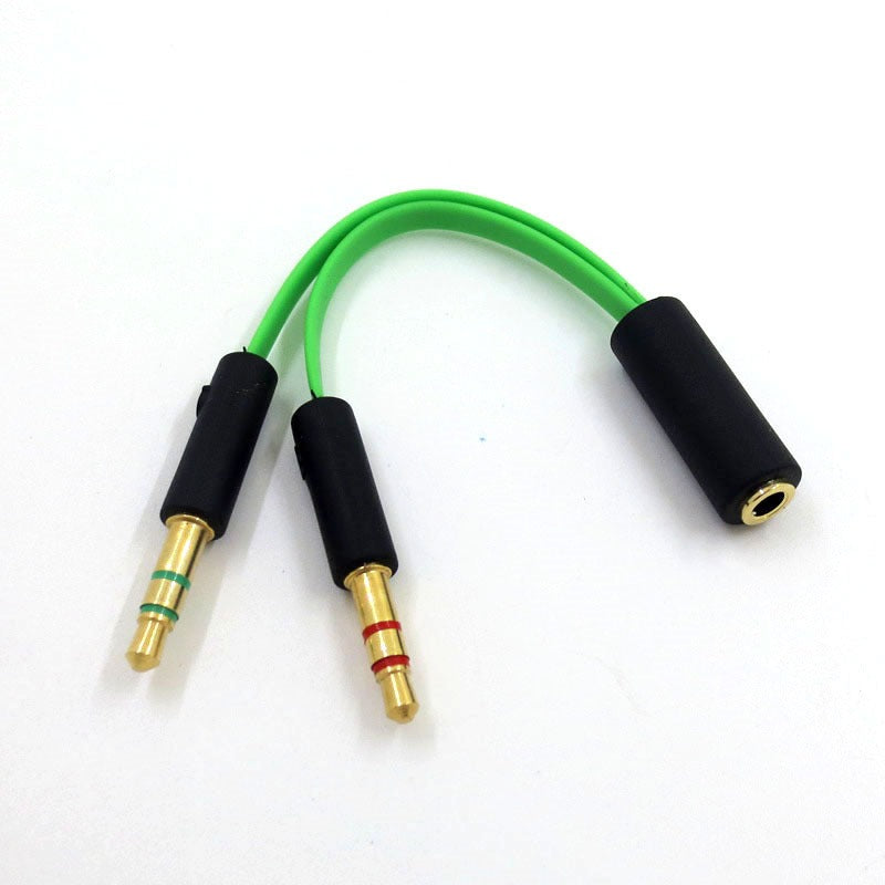 Suitable for Razer computer headphones 2-in-1 adapter headphone game splitter audio conversion