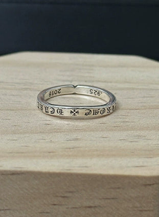 Vintage Silver Cross Men's and Women's Ring