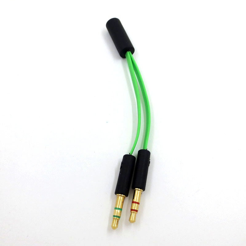 Suitable for Razer computer headphones 2-in-1 adapter headphone game splitter audio conversion