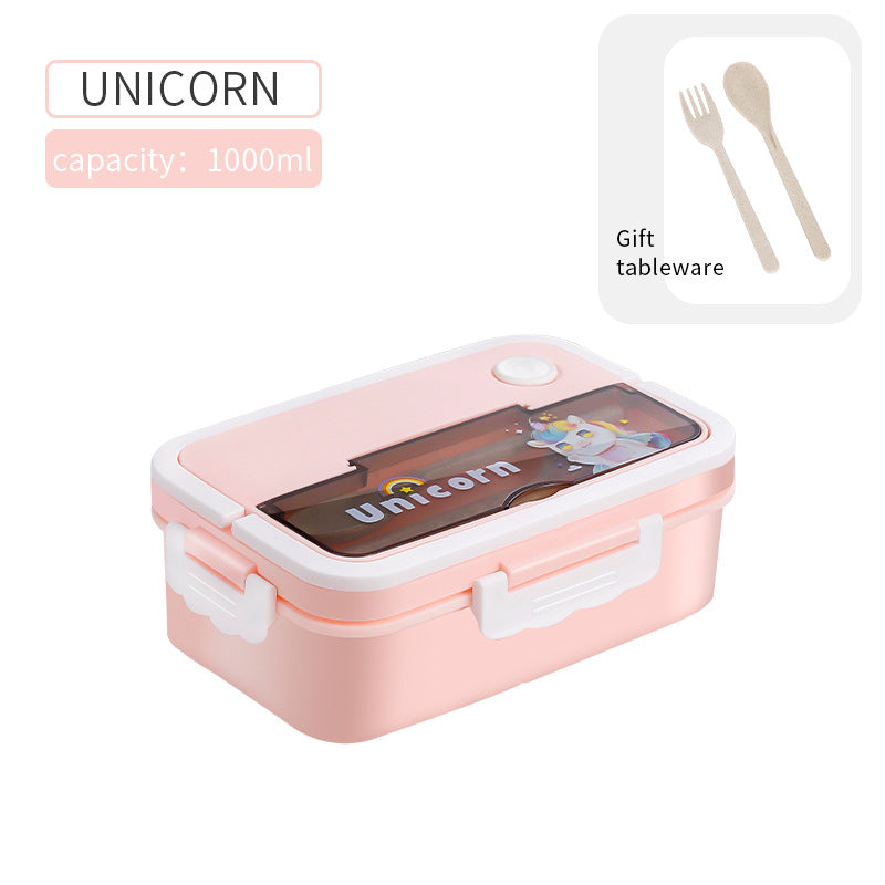 Cartoon fashion leak-proof sealed microwaveable lunch box lunch box lunch box