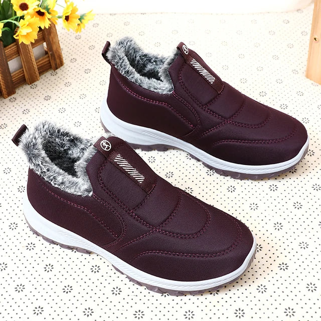Women's Boots Winter Shoes 2024 Women Waterproof Snow Boots Female Slip On Casual Shoe Plush Footwear Men's Ankle Botas