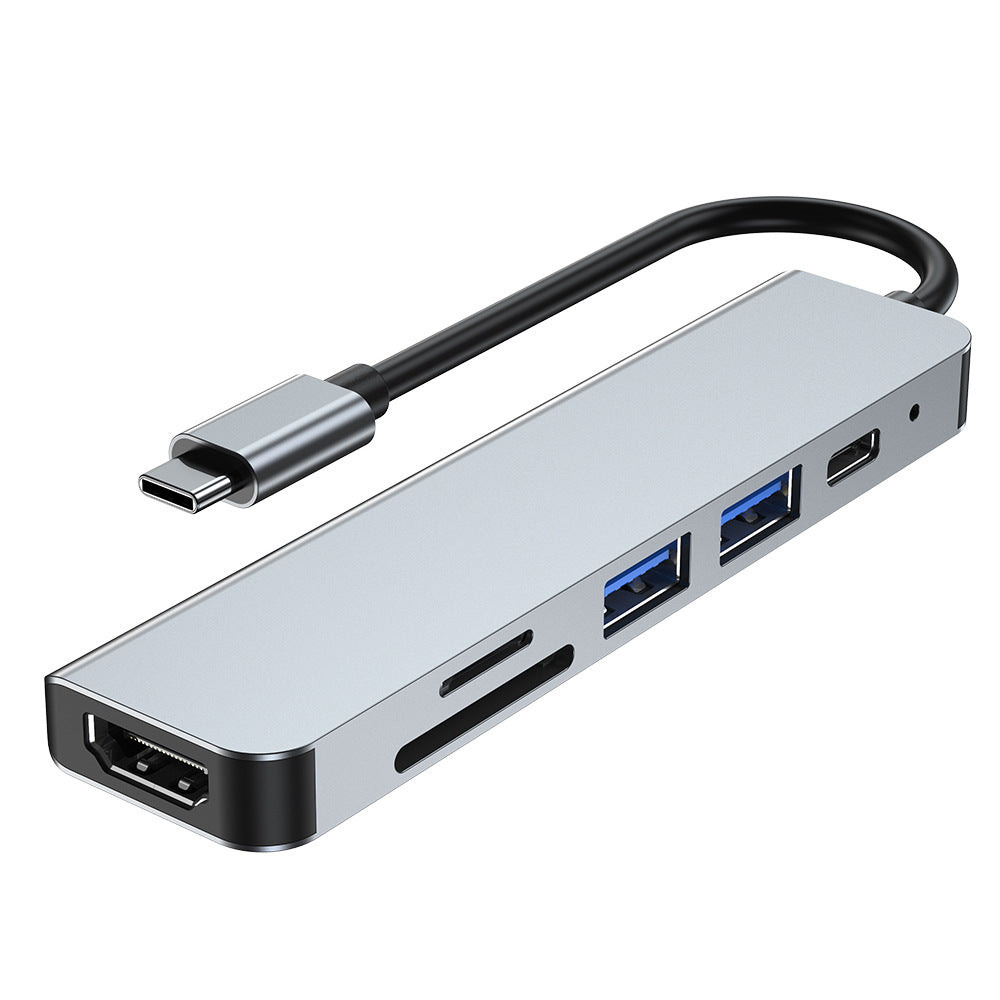 USB C Six in One Expansion Dock Notebook Multifunctional Converter