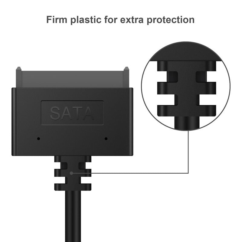 SATA Easy Drive Cable USB 3.0 Computer Hard Disk Data Cable SATA7+15P to USB 3.0 Adapter Cable