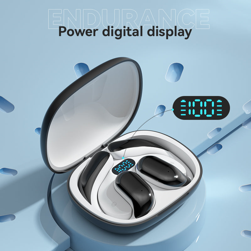 OWS over the ear wireless Bluetooth earphones with ultra long battery life and no in ear sports running earphones