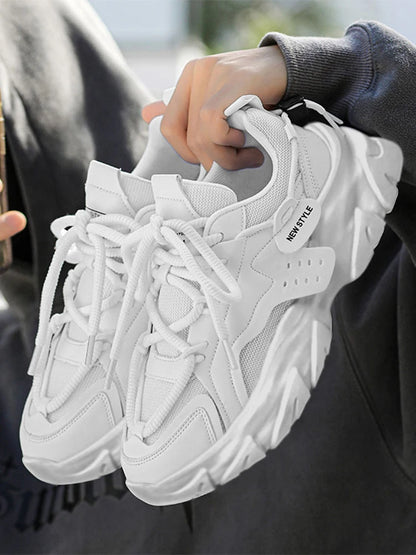 Men's Shoes Spring and Summer Mesh Breathable Casual Sports Shoes Running Shoes Dad Shoes