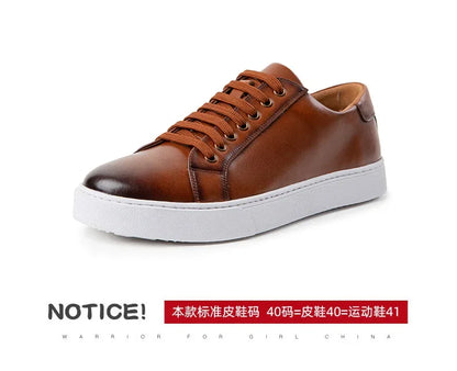 British Style Polishing Casual Soft Sole Small White Shoes for Men Extra Large Men's Shoes 2024 Spring New Trendy Board Shoes