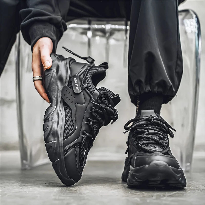 Men's Shoes Spring and Summer Mesh Breathable Casual Sports Shoes Running Shoes Dad Shoes