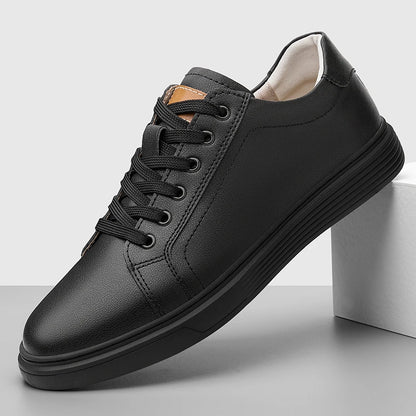 Fashion Designer Men's White Flat Sports Shoes Men's Genuine Leather Oxford Casual Shoes Outdoor Hollow Out Sneakers Mo-3285