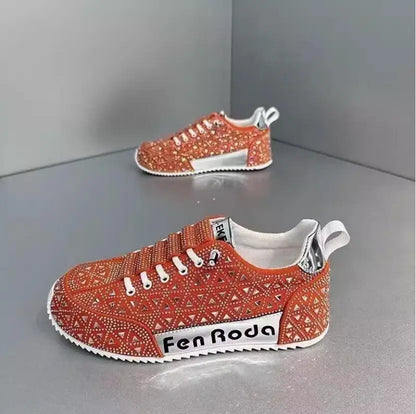 Sneaker Casual Men Designer Punk Bling Cover Bottom Board Shoe Fashion Microfiber Leather Upper Increased Internal Platform Shoe