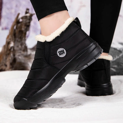 Women's Plush Thick-Soled Boots, Women's Shoes, Women's Waterproof Boots, Winter Fashion Snow Boots, New Women's Boots