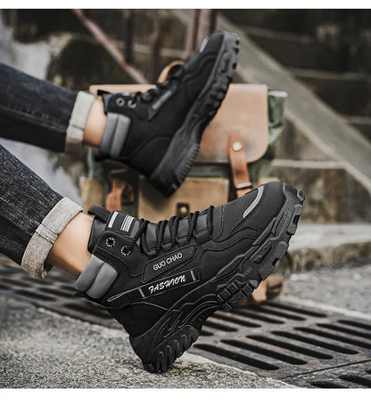 Working Shoes Men Mens Boots Offer Work Safety Shoes Military Man Tactical Boots Men Motorcycle Boot Men's Ankle Army Shooes