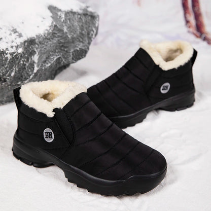 Women's Plush Thick-Soled Boots, Women's Shoes, Women's Waterproof Boots, Winter Fashion Snow Boots, New Women's Boots