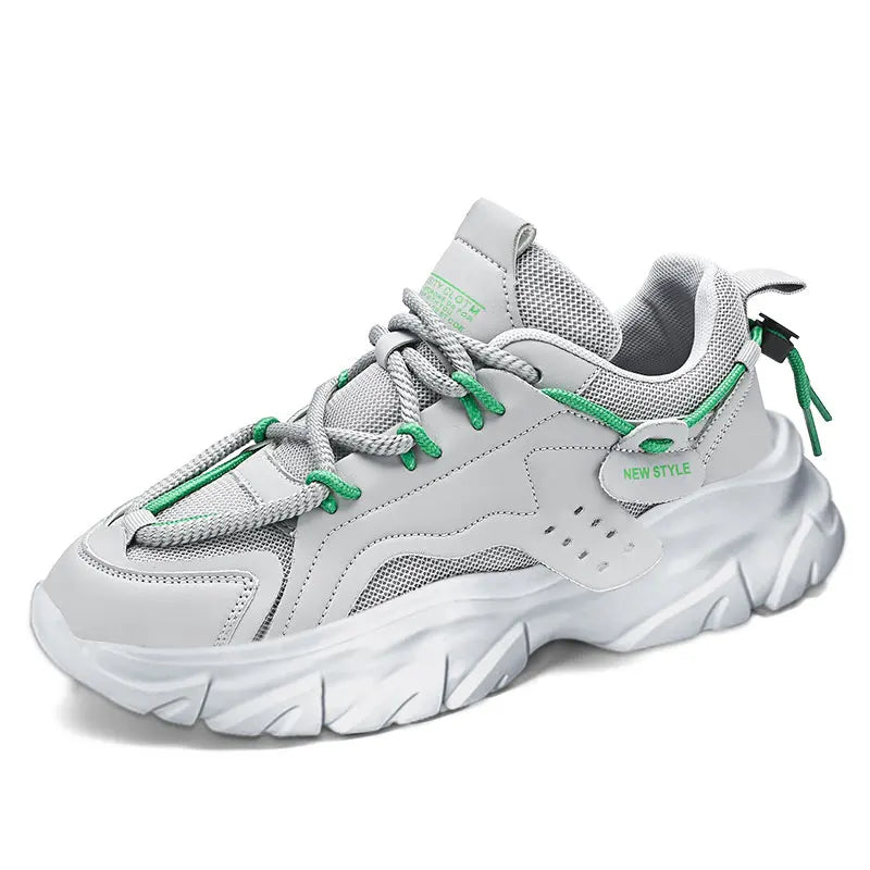 Men's Shoes Spring and Summer Mesh Breathable Casual Sports Shoes Running Shoes Dad Shoes