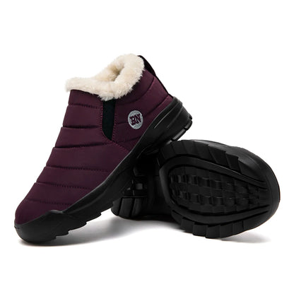 Women's Plush Thick-Soled Boots, Women's Shoes, Women's Waterproof Boots, Winter Fashion Snow Boots, New Women's Boots