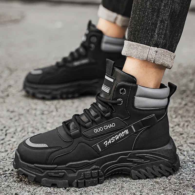 Working Shoes Men Mens Boots Offer Work Safety Shoes Military Man Tactical Boots Men Motorcycle Boot Men's Ankle Army Shooes