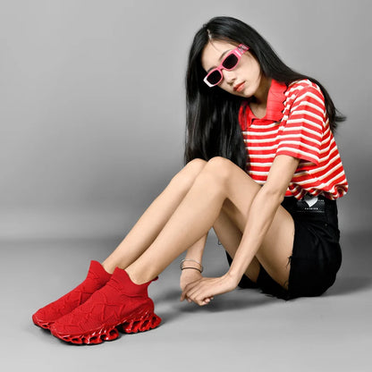 Women Casual Shoes Fashion Breathable Walking Mesh Flat Shoes   Sneakers Women 2024 Gym Vulcanized Shoes White Female Footwear