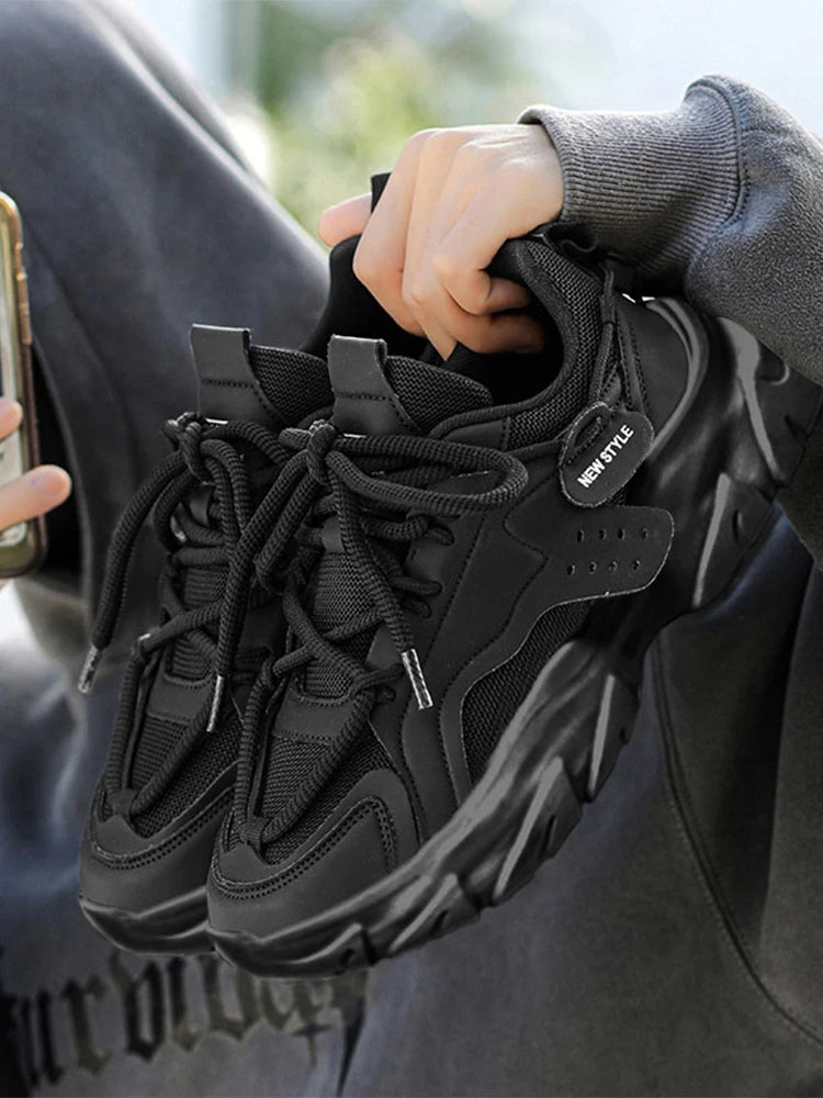 Men's Shoes Spring and Summer Mesh Breathable Casual Sports Shoes Running Shoes Dad Shoes