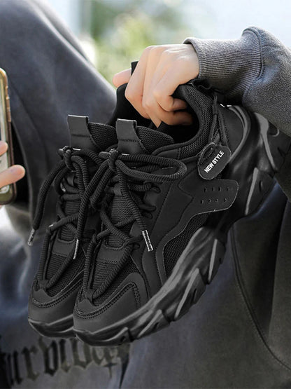 Men's Shoes Spring and Summer Mesh Breathable Casual Sports Shoes Running Shoes Dad Shoes