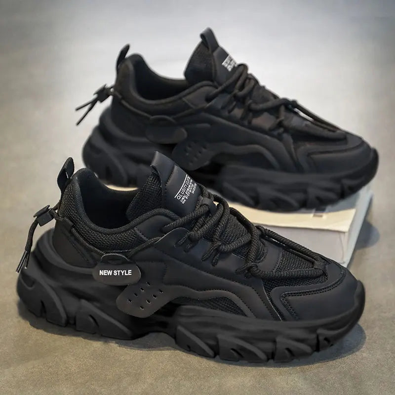 Men's Shoes Spring and Summer Mesh Breathable Casual Sports Shoes Running Shoes Dad Shoes