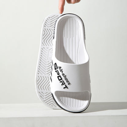 Men'S Casual Summer PVC Slippers - Non-Slip, Wear-Resistant Sole, Comfortable Slip-On Sandals for Outdoor & Indoor Use, Outdoor Footwear | Casual Slipon Shoes | PVC Upper Sandalssuitable for Men & Women