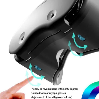 Surprise Gift: VR Glasses for Smartphones - 3D VR Headset with Adjustable Headband & Lenses, No Charging//Electronics, Compatible with iPhone/, PC/PS4/ Switch, Ultra-Realistic Private Cinema Experience, Plug & Play, Ideal for
