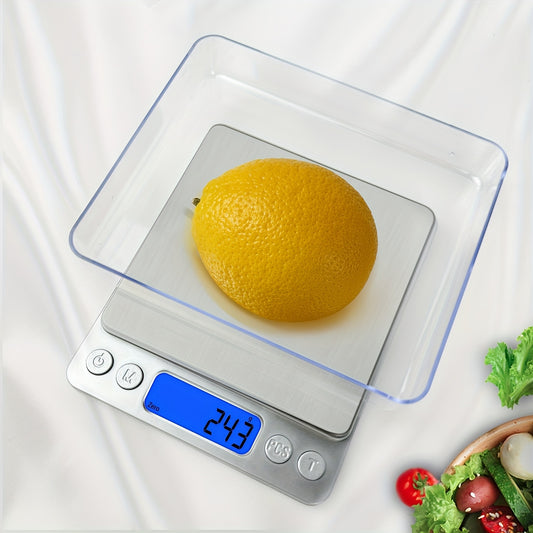 High-Precision Digital Kitchen Scale - Grams and Ounces, Essential for Cooking, Baking & Meal Prep – Perfect Apartment or Dorm Room Must-Have (Batteries Not Included), Cooking Measurement, Food Portion Control, Compact Desi