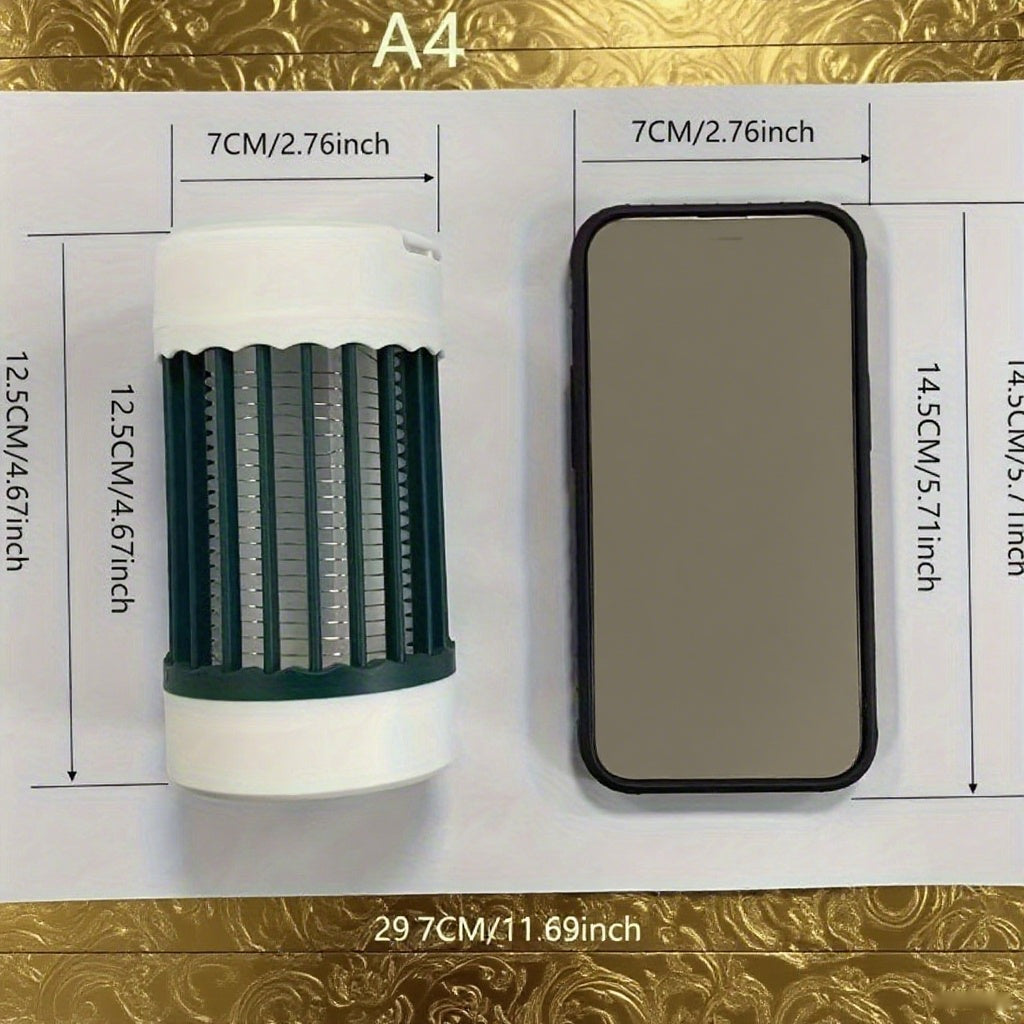 [Smart Mosquito Killer Lamp] Luxury Mosquito Killer Lamp | UV Light & Electric Bug Zapper - 1pc USB-Powered Smart Insect Trap with Auto On/Off, Silent Night Mode, Modern Design for Home, Bedroom, Office - Indoor/Outdoor Use,