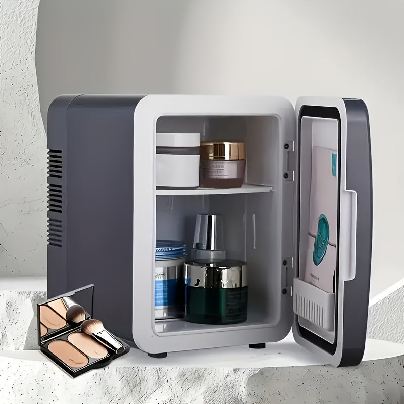 4L Car Refrigerator & Mini Fridge Dual-Purpose – Portable Cooler/Warmer for Commute, Lightweight, Low Noise, Energy-Efficient, USB Powered, Digital Display – Ideal for Travel & Daily Use