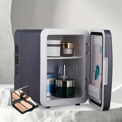 4L Car Refrigerator & Mini Fridge Dual-Purpose – Portable Cooler/Warmer for Commute, Lightweight, Low Noise, Energy-Efficient, USB Powered, Digital Display – Ideal for Travel & Daily Use