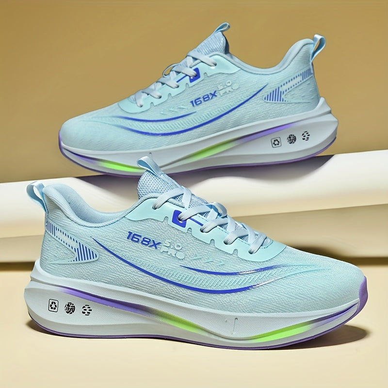 Men's Running Sneakers – Lightweight and Breathable, Soft Cushioned Outsole for Road & Trail Use Multi-Functional Non Slip Shoes Suitable for Marathon Triatlon Off-Road Cycling Gym Aerobics Hiking Mountaineering Daily Wear