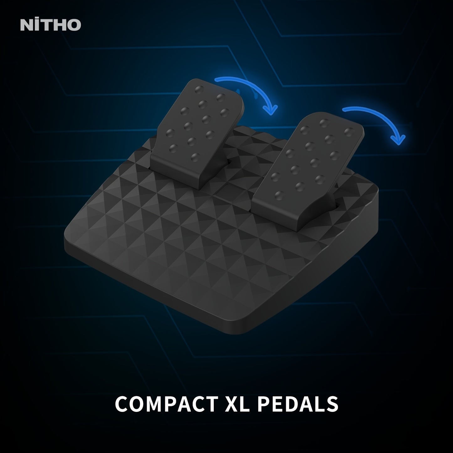 NiTHO Drive Pro ONE V200 Gaming Racing Wheel & Pedals - 270-Degree Steering Wheel with Integrated Sequential Gear Shifter, Multi-Use Motion Sensing for PC, PS4, Xbox One, Xbox Series X/S, Driving Car Simulator, Driving Simula